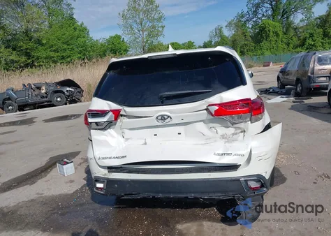 2019 Toyota Highlander Limited Platinum from USA, damaged, VIN 5TDDZRFH8KS968209